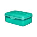 Sistema To Go Slimline Quaddie Lunch Box 1.5L - Green