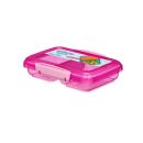 Sistema To Go Small Split Lunch Container 350ml - Pink