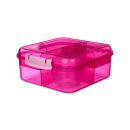 Sistema To Go Bento Cube Lunch Box 1.25L - Pink