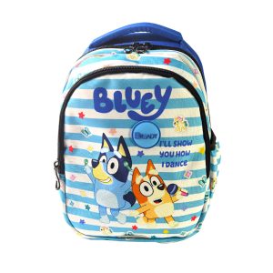 Be Ready Cartoon Animation: Bluey 3-Zipper Backpack 16 Inch