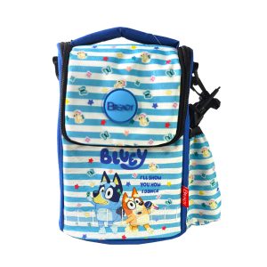Be Ready Cartoon Animation: Bluey Lunch Bag 14 Inch with Water Bottle Cover