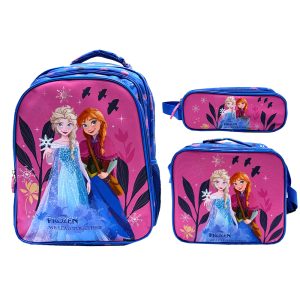 AMIRAL Frozen 3-in-1 School Set (Backpack, Lunch Bag & Pencil Case)