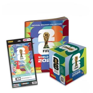 Panini FIFA World Cup 2026 Official Sticker Master Collector Bundle (Softcover Album + 50-Packet Display Box + Official Update Set)
