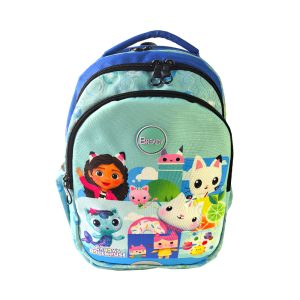 Be Ready Cartoon Animation: DreamWorks - Gabby''s Doll House 3-Zipper Backpack 14 Inch