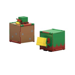 Mattel Minecraft Flippin’ Figs Figures, 2-In-1 Fidget Play, 3.75-Inch Scale Baby Sniffer Action Figure + Sniffer Collectible Toy