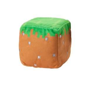 Mattle Minecraft Grass Block Mini Plush Block (3 Inch)