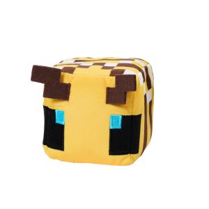 Mattle Minecraft Bee Mini Plush Block (3 Inch)