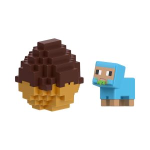Mattel Minecraft Sheep Mini Mode Spawn Egg With Surprise Mini Figure, 1.5-Inch Collectible Toy