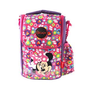 Be Ready Cartoon Animation: Disney - Minnie Mouse Lunch Bag 14 Inch with Water Bottle Cover