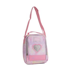 PAUSE Silver Heart Lunch Bag - Rose
