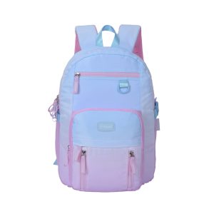 PAUSE 5-Zipper Backpack with Laptop Sleeve - Multi Color