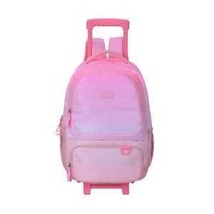 PAUSE 3-Zipper Trolley Backpack with Laptop Sleeve - Multi Color
