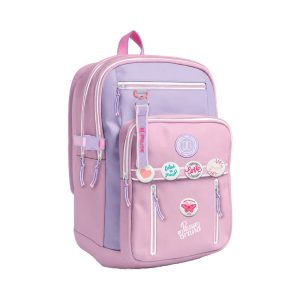 PAUSE 4-Zipper Badges Backpack