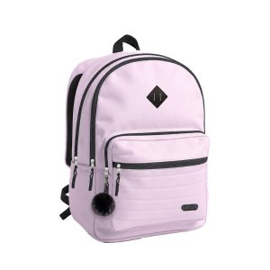 PAUSE 4-Zipper Backpack - Rose