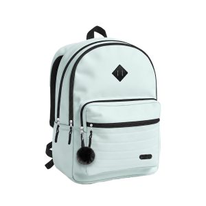 PAUSE 4-Zipper Backpack - Mint Green