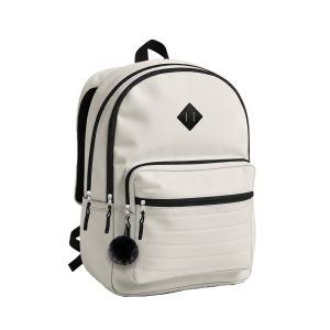 PAUSE 4-Zipper Backpack - Grey