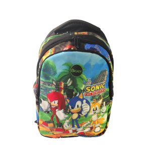 Be Ready Games: Sonic the Hedgehog 3-Zipper Backpack 18 Inch