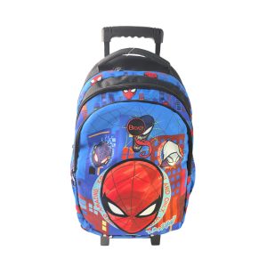 Be Ready Super Heroes: Marvel - Spider-Man 3-Zipper Trolly Backpack 14 Inch