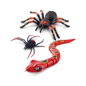ZURU ROBO ALIVE-WILDLIFE-SERIES 1-Creepy Crawly Pack Tarantula Snake Small Spider-WINDOW BOX