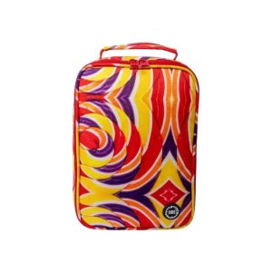 Purple & Red Candy Cane Lunch bag Big & Basic