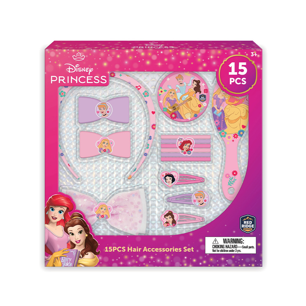 RRG - Skoodle Cartoon Animation: Disney Princess Hair Accessories Set (15 PCS)