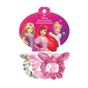 RRG - Skoodle Cartoon Animation: Disney Princess Silky Hair Bands (3 PCS)