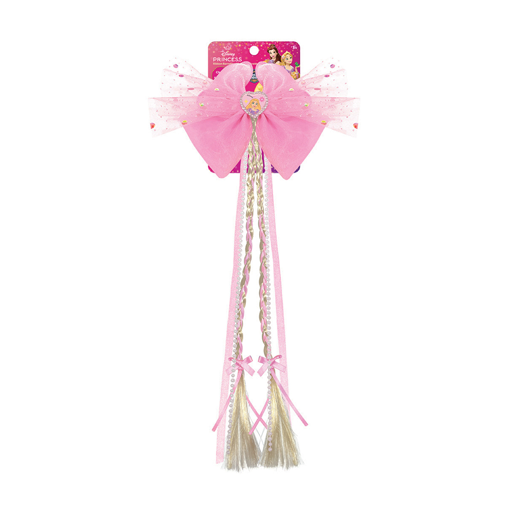 RRG - Skoodle Cartoon Animation: Disney Princess Ribbon Barrette with French braids
