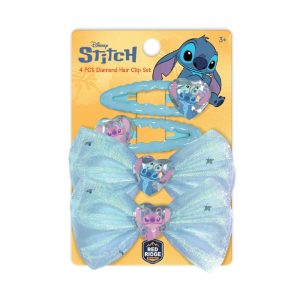 RRG - Skoodle Cartoon Animation: Disney - Lilo & Stitch Dimond Hair Clip Set