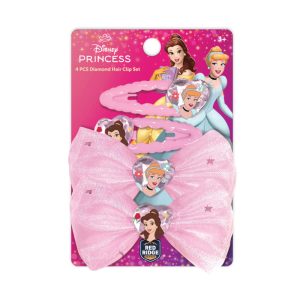 RRG - Skoodle Cartoon Animation: Disney Princess Dimond Hair Clip Set