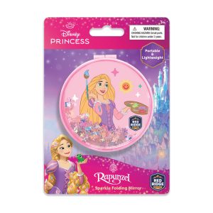 RRG - Skoodle Cartoon Animation: Disney Princess Sparkle Folding Mirror