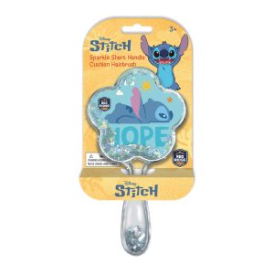 RRG - Skoodle Cartoon Animation: Disney - Lilo & Stitch Sparkle Short Handle Cushion Hairbrush