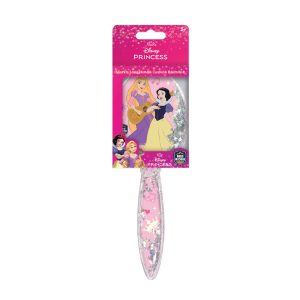 RRG - Skoodle Cartoon Animation: Disney Princess Sparkle Long Handle Cushion Hairbrush