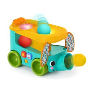 Pop & Roll Safari Bus Ball Play Toy