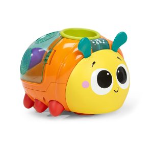 Spin n Chase Bug Ball Popper Toy with Lights & Music, Unisex