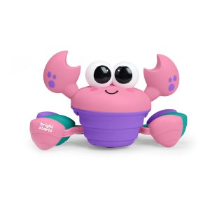 Rockin Crawling Crab Interactive Baby Toy with Music & Dancing, Pink