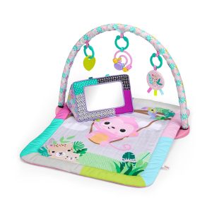 Treetop Bloom Baby Activity Gym & Tummy Time Mat with Toy Bar and 4 Toys