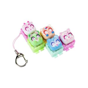 Goliath - Clickeez Clickable Collectables Series 3 Bubble Pop Keychain (5 Pack)  (One Random Piece)
