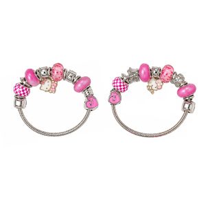 Hello Kitty Silver Bracelet with Pendants (One Random Piece) (CDU18PCS)