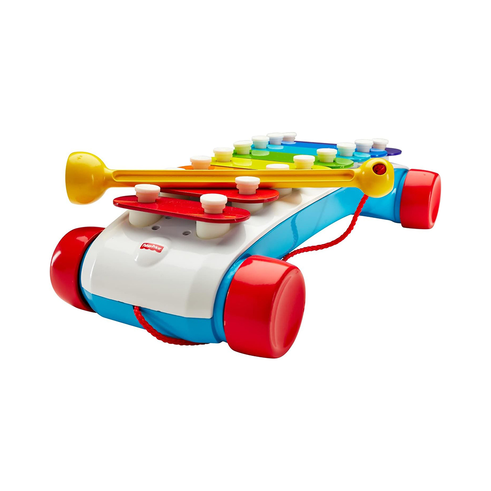 Mattel Fisher-Price Classic Xylophone Toddler Pretend Musical Instrument Pull Toy - Image 4