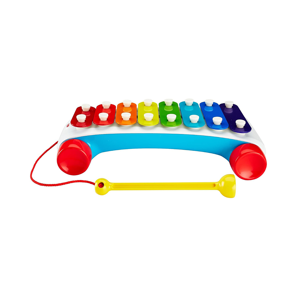 Mattel Fisher-Price Classic Xylophone Toddler Pretend Musical Instrument Pull Toy - Image 6