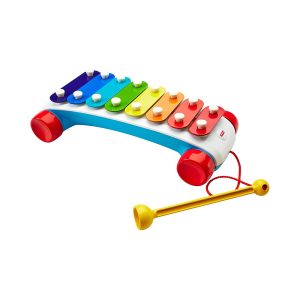 Mattel Fisher-Price Classic Xylophone Toddler Pretend Musical Instrument Pull Toy