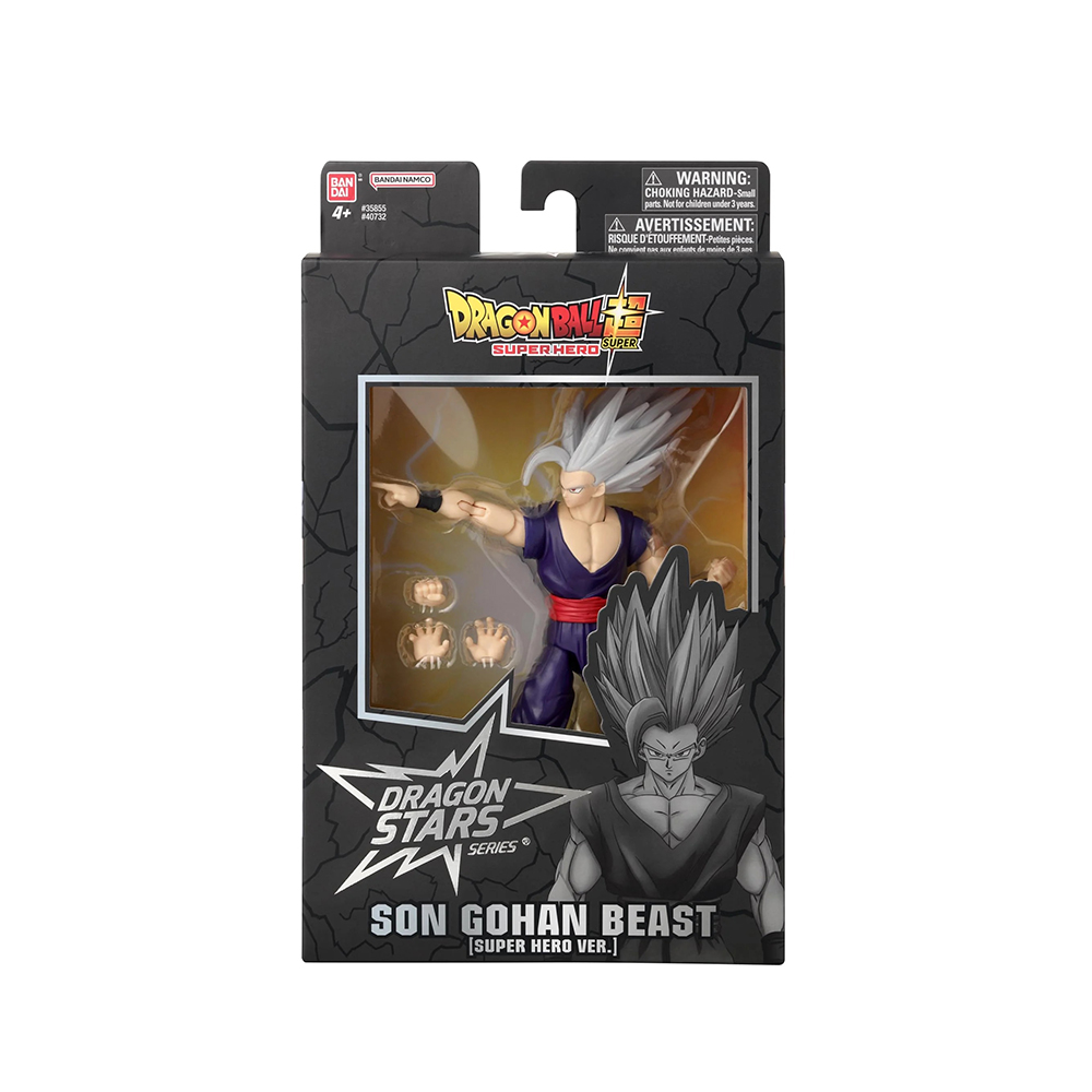 Bandai Namco - Dragon Stars Anime: Dragon Ball Super - Son Gohan Beast (Super Hero Version) (Action Figure) - Image 2