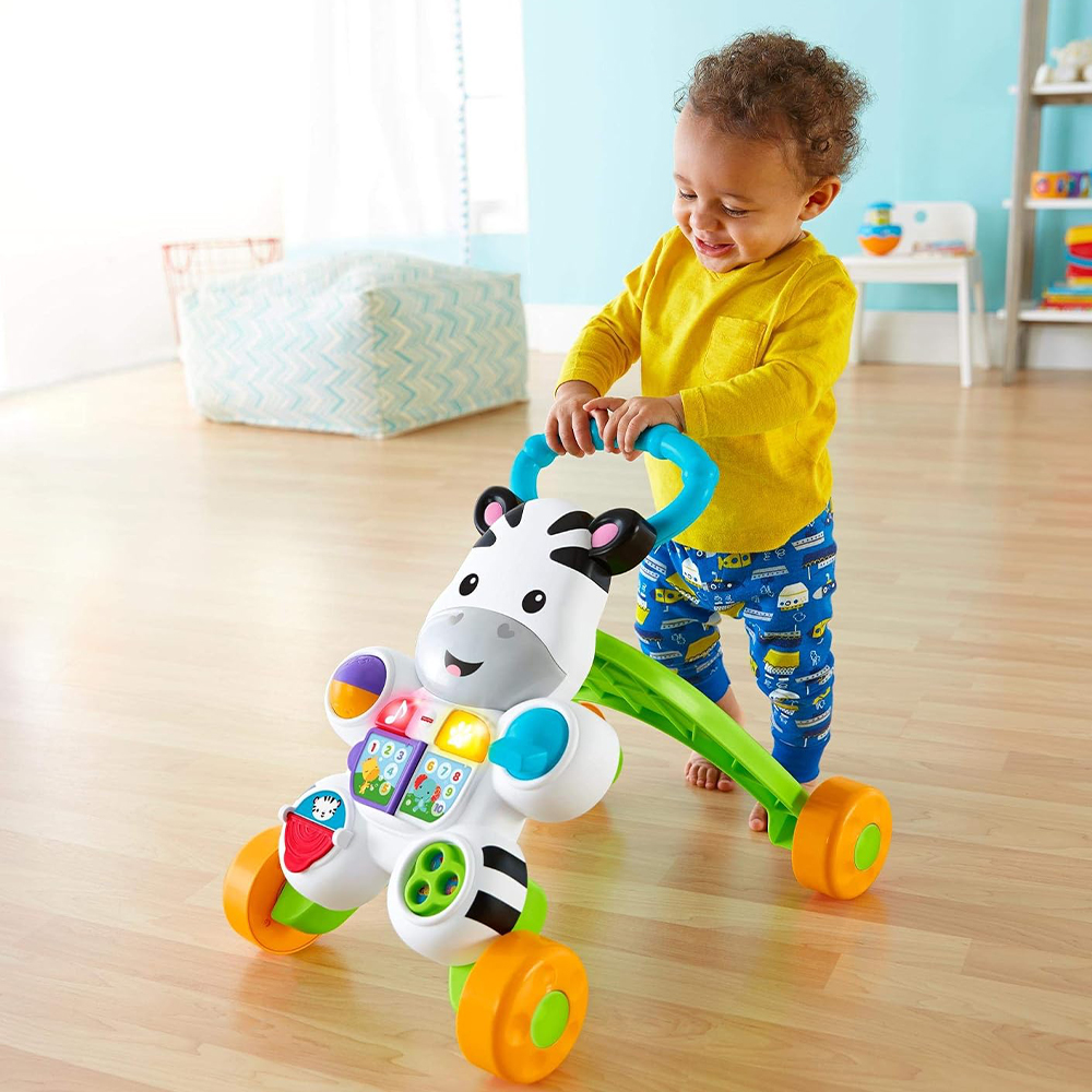 Mattel Fisher-Price Learn with Me Zebra Walker - Image 4