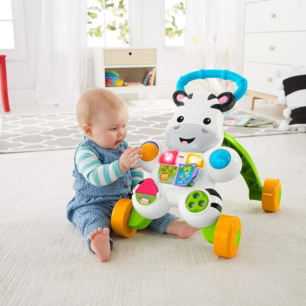 Mattel Fisher-Price Learn with Me Zebra Walker - Image 6