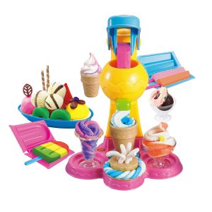 Bingo Dough Ice Cream Maker with 10 mini cans, & a free gift of 4 fruity-scented cans for endless fun