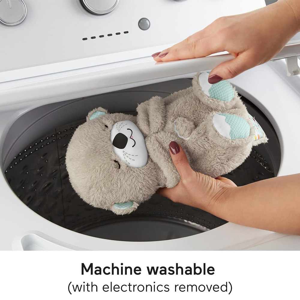 Mattel Fisher-Price Soothe 'n Snuggle Otter, Plush Baby Toy, Sound Machine With Breathing Motion - Image 5