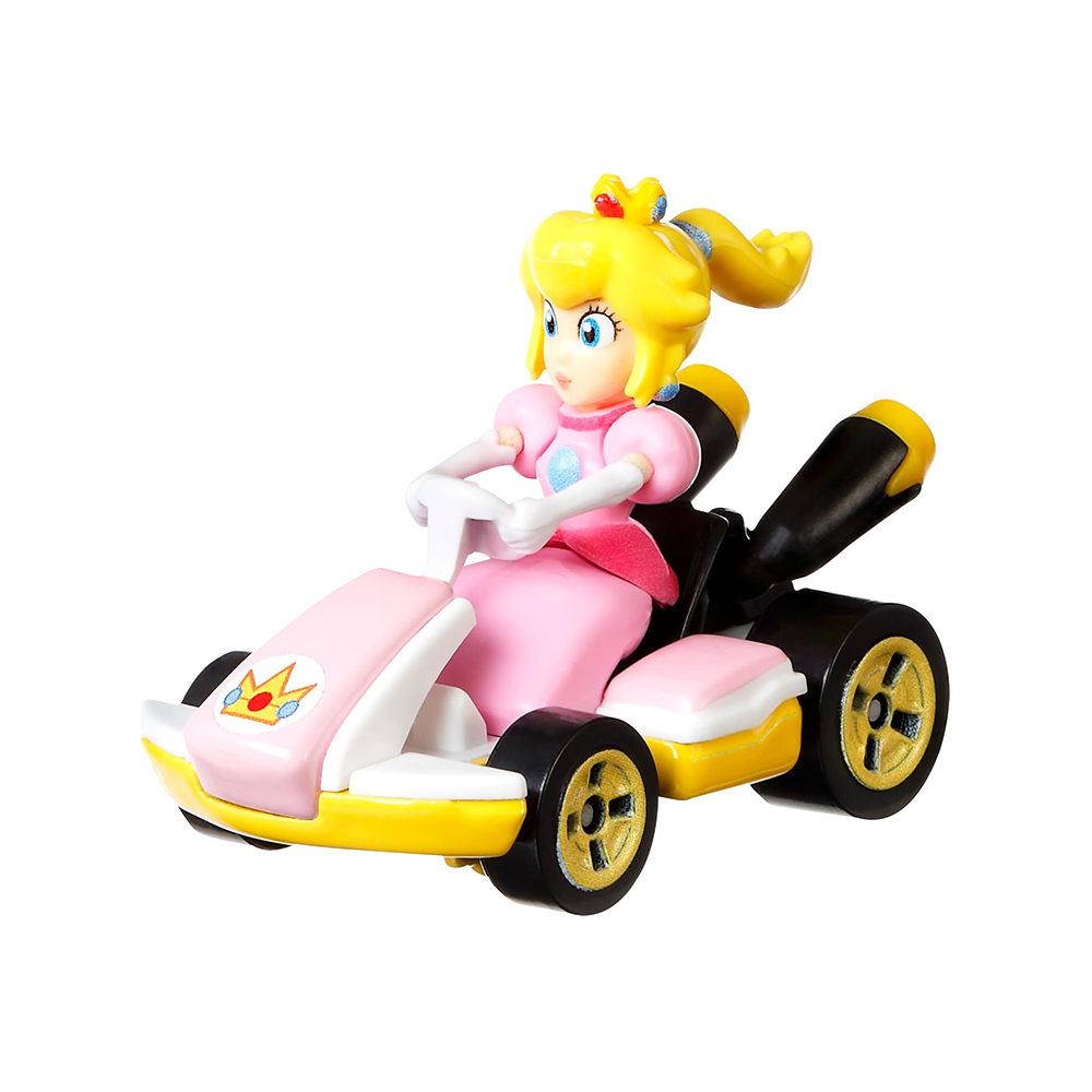 Mattel Hot Wheels Super Mario Die Cast 1:64, Princess Peach Standard Kart (GBG28 Group GBG25-977A) - Image 4