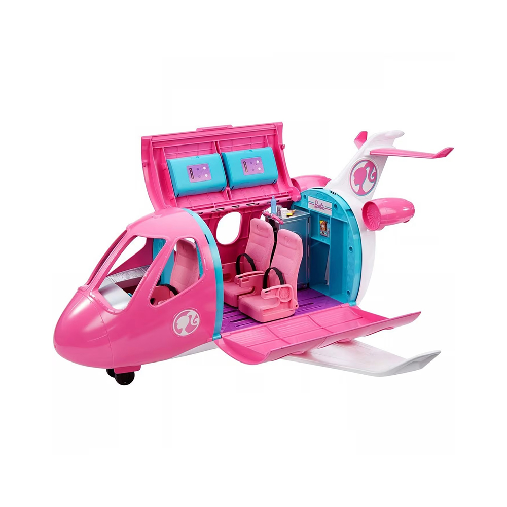 Mattel Barbie Dreamplane Airplane Playset With Puppy And Snack Cart, 15+ Accessories - Image 3