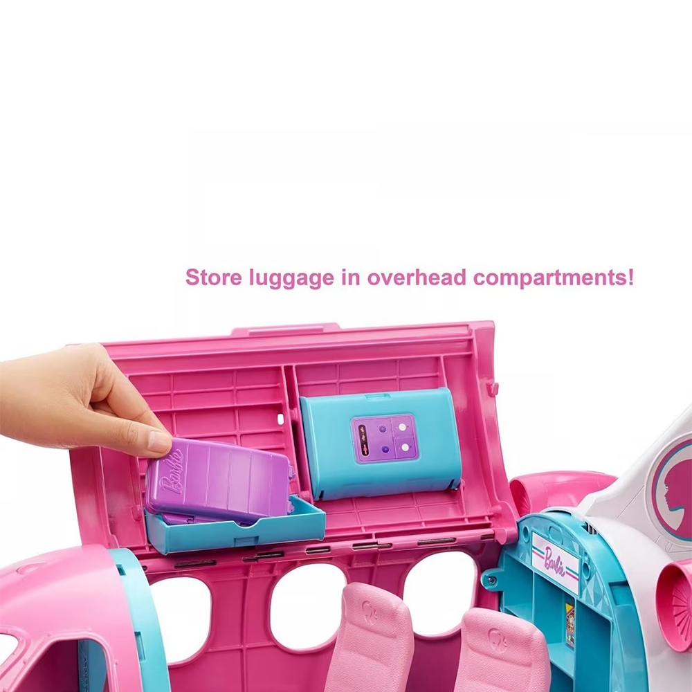 Mattel Barbie Dreamplane Airplane Playset With Puppy And Snack Cart, 15+ Accessories - Image 6