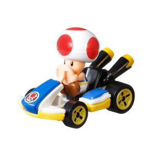 Mattel Hot Wheels Super Mario Die-Cast 1:64, Toad Standard Kart (GJH63 Group GBG25-977A)